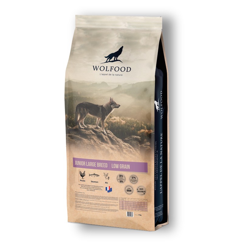 Croquettes Wolfood Junior Large Breed pour chiot de grande race