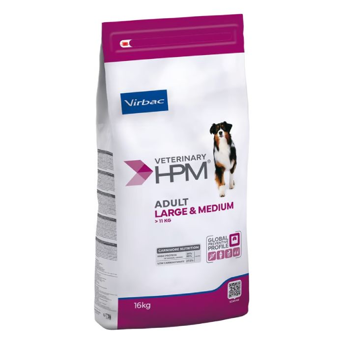 Croquettes Virbac HPM Adult Large & Medium pour chien adulte de taille moyenne à grande