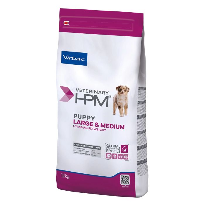 Croquettes Virbac HPM Puppy pour chiot de race moyenne et grande